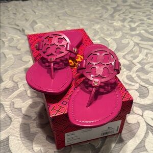 Tory Burch Fuchsia Miller Sandals